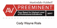 Martindale-Hubbell AV Preeminent credential