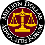 Million Dollar Advocates Forum credential